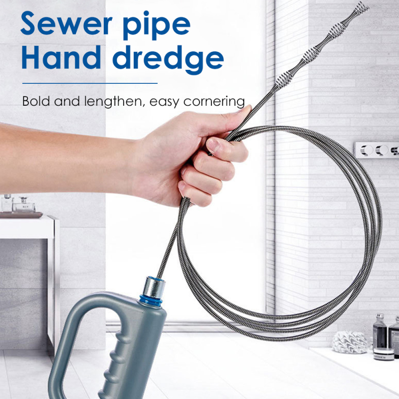 Drain Snake Flexible - 10M استنزاف Unblocker مرنة قضيب اوجير