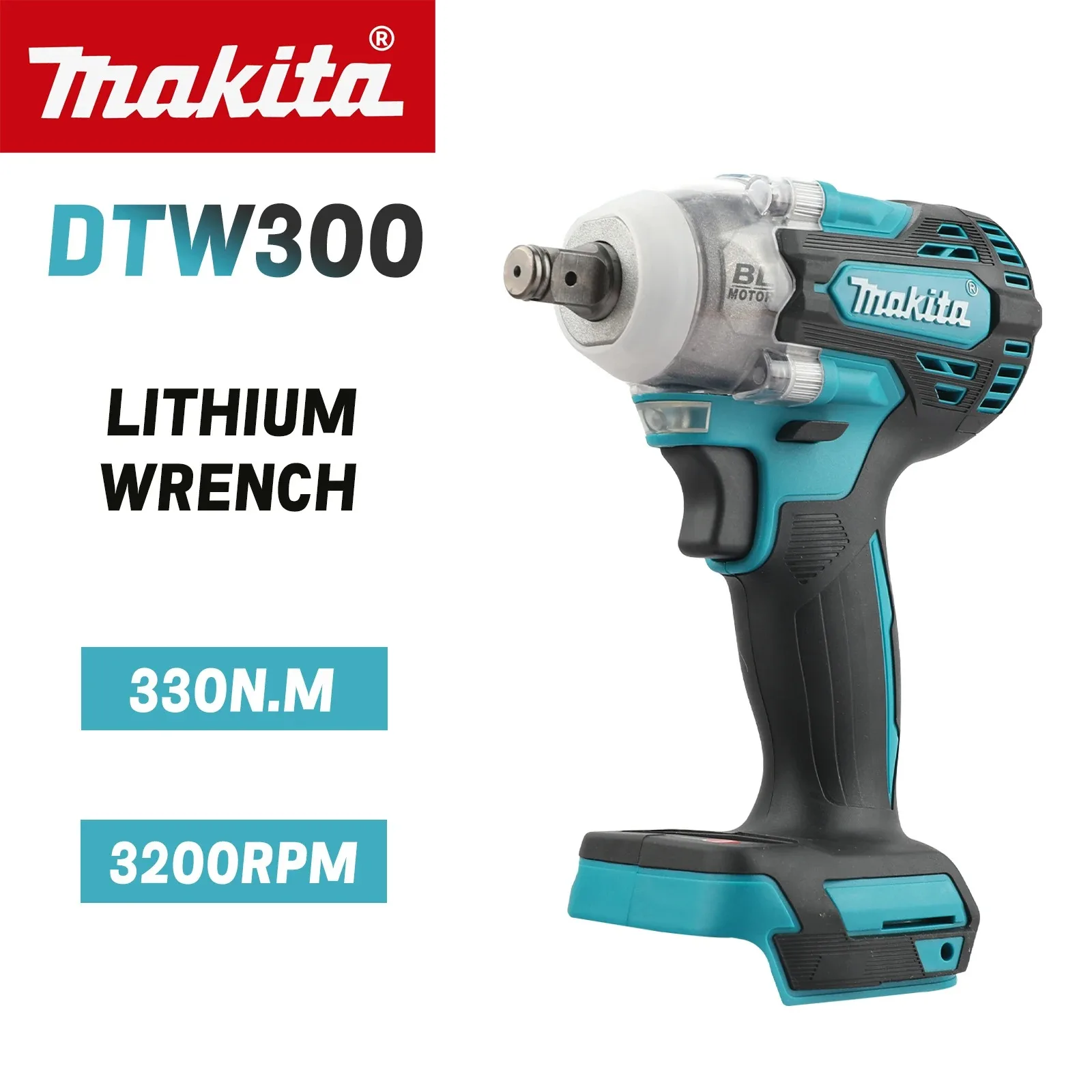 Makita Drill Dtw300 - ماكيتا DTW300 مفتاح ربط كهربائي لاسلكي